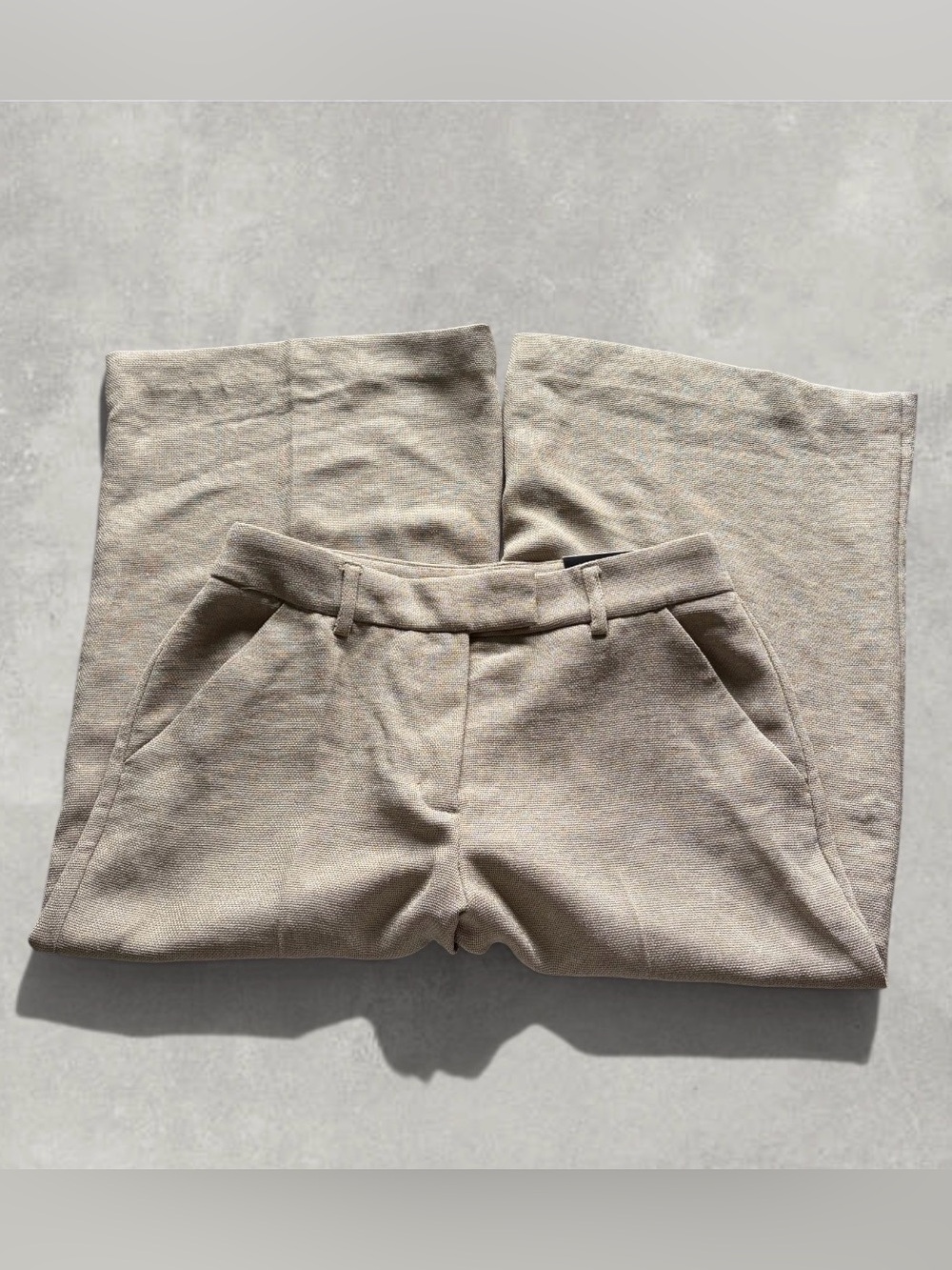 Express Editor Cropped Wide Leg Trousers Size 4